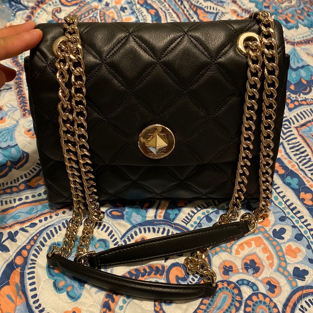 Used kate spade gold and black
